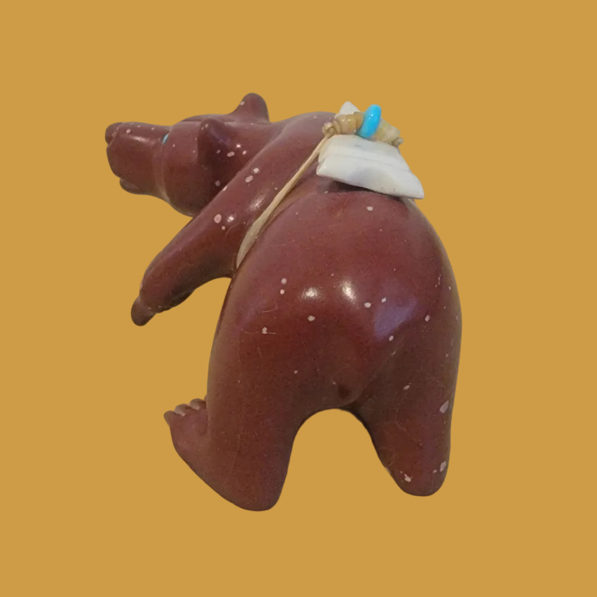 Pipestone Bear on the Prowl Zuni Fetish