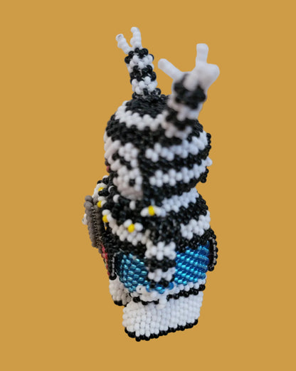 Fully Beaded Zuni Hano Clown w/ Piki Bread Infian Beadwork