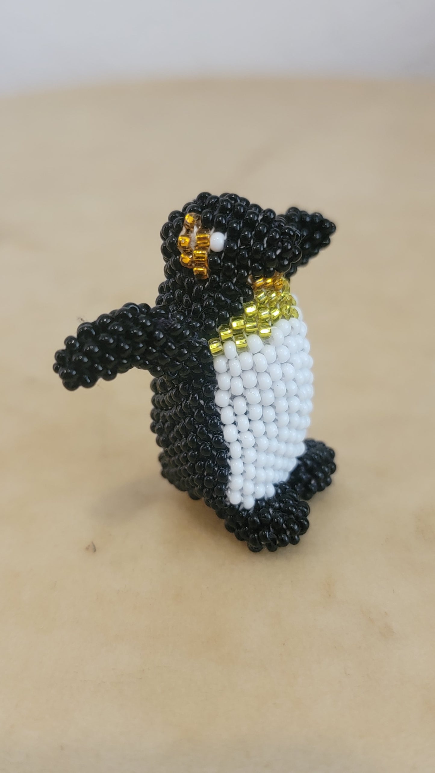 Fully Beaded Zuni Penguin Indian Beadwork