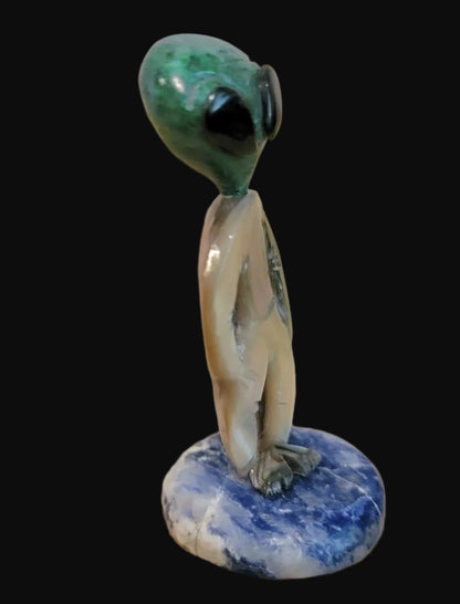 Out of This World Multi Stone and Shell Alien Zuni Fetish
