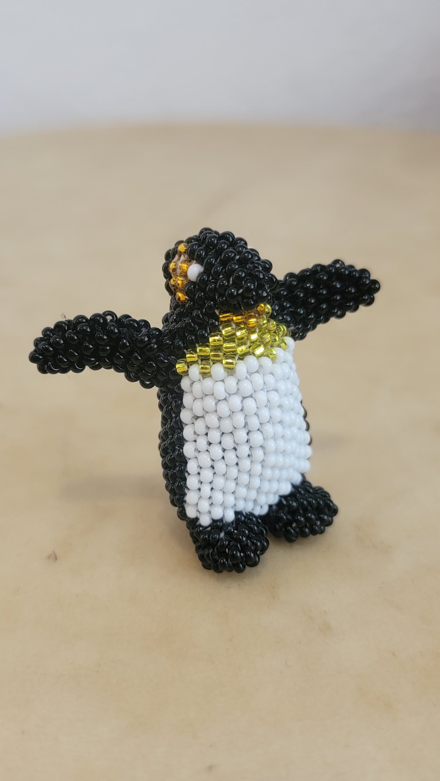 Fully Beaded Zuni Penguin Indian Beadwork