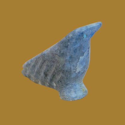 Amazonite Raven Zuni Fetish