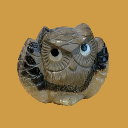 Septarian Nodule Hoot Owl Zuni Fetish