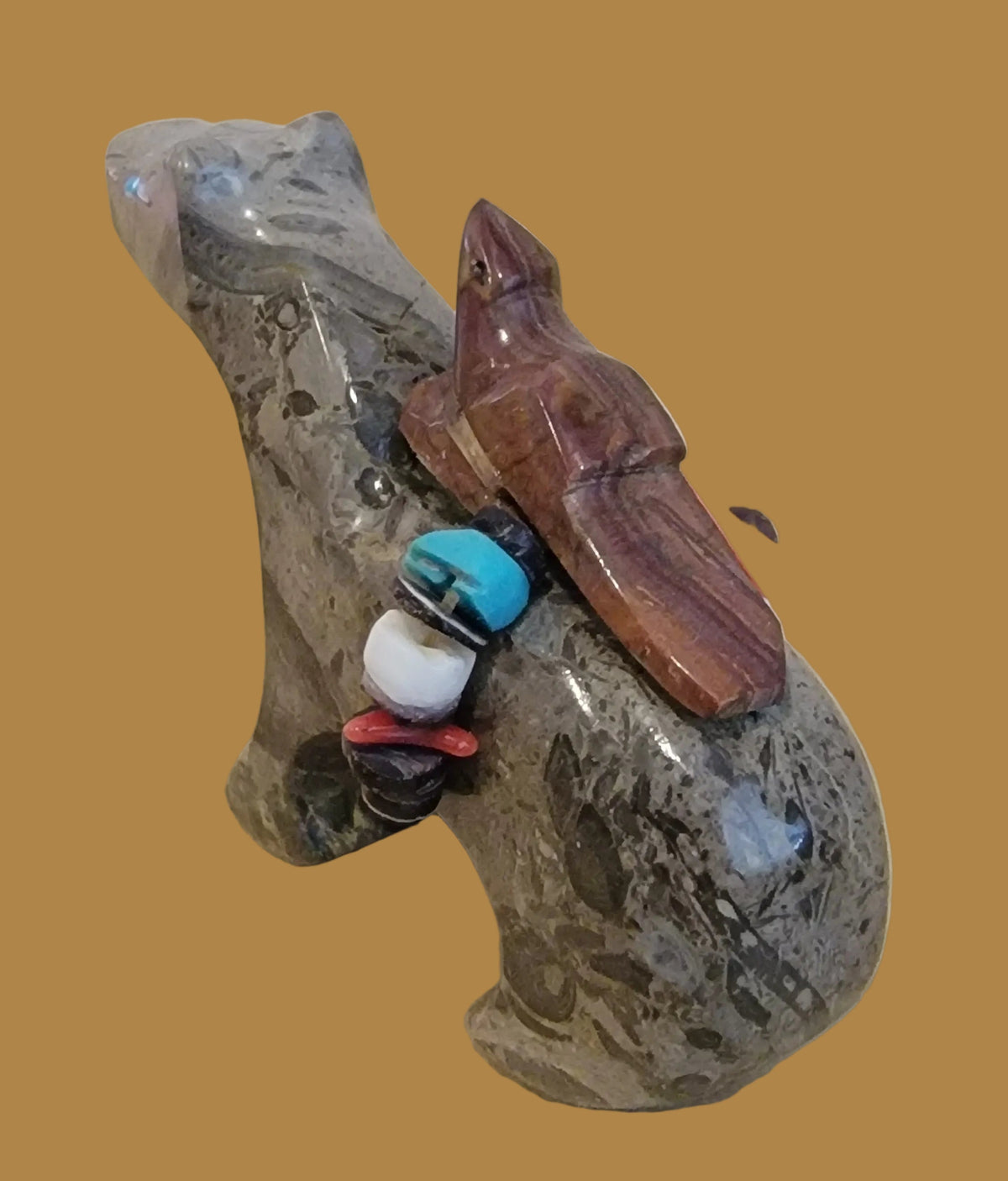 Rearing Back Fancy Heratlined Horse w/Messenger Bird Pack