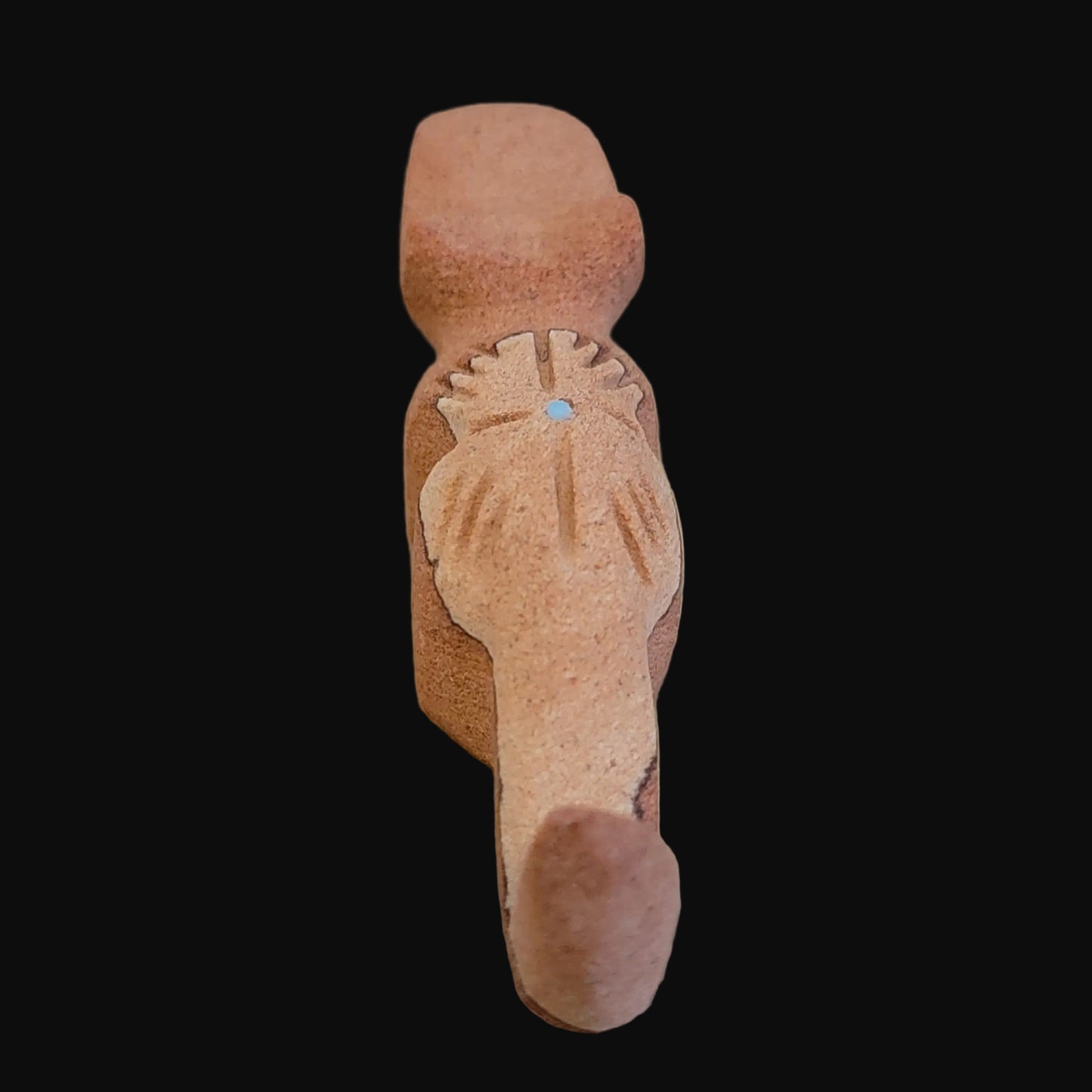 Sandstone Cougar on the Prowl Zuni Fetish