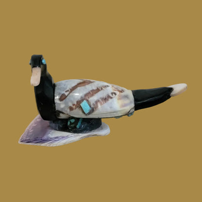 Fancy and Spiritual Zuni Fetish Duck