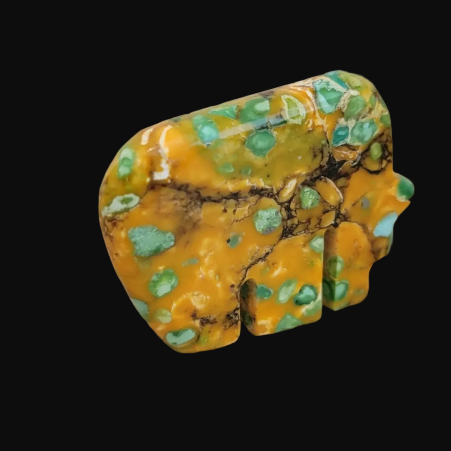 Fruit Jasper Zuni Fetish Medicine Bear