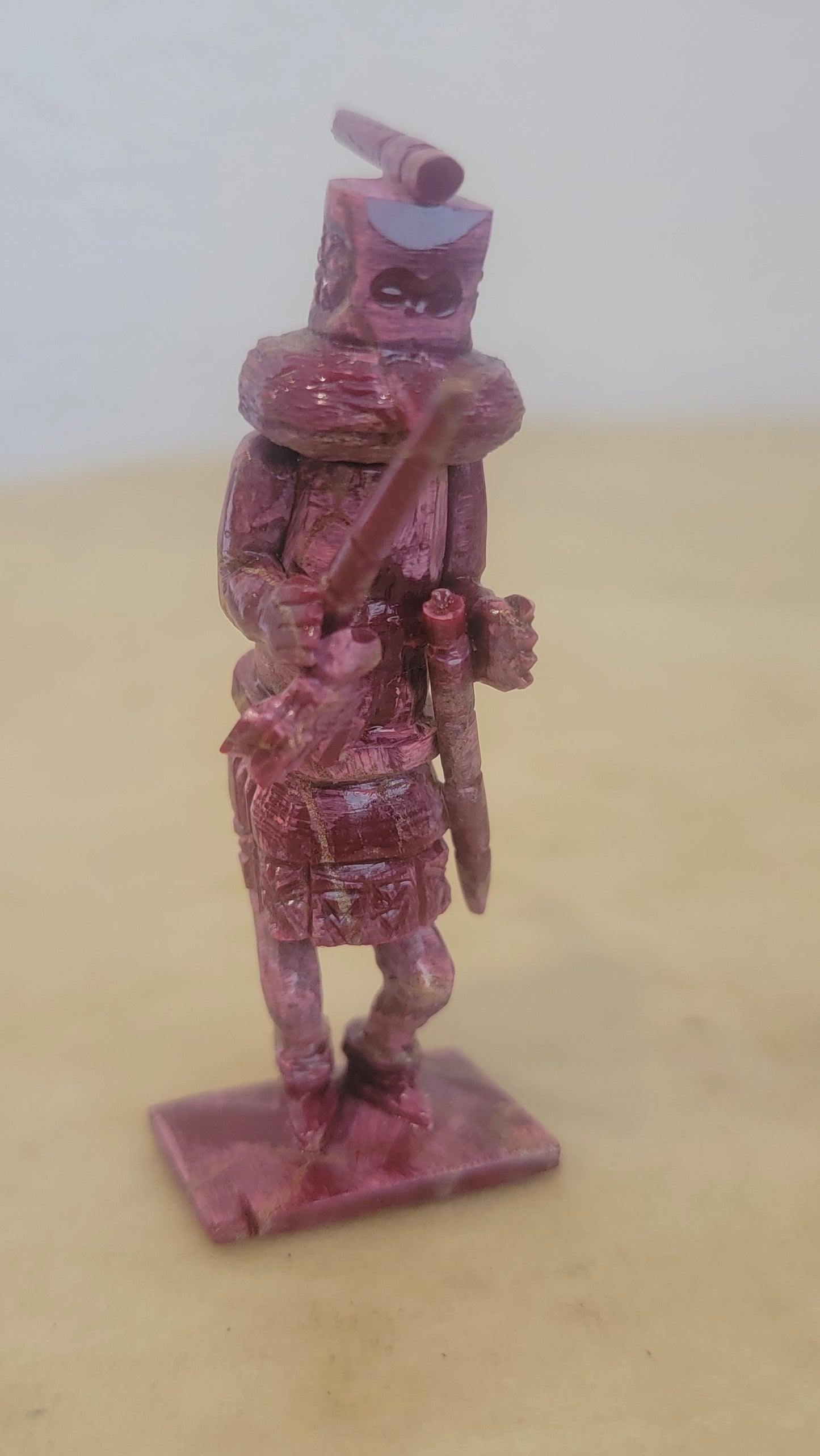 Bamboo Coral Zuni Whipper Kachina Zuni Fetish