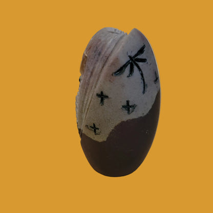 Unique Shivia Lingam Stone Zuni Corn Maiden Zuni Fetish