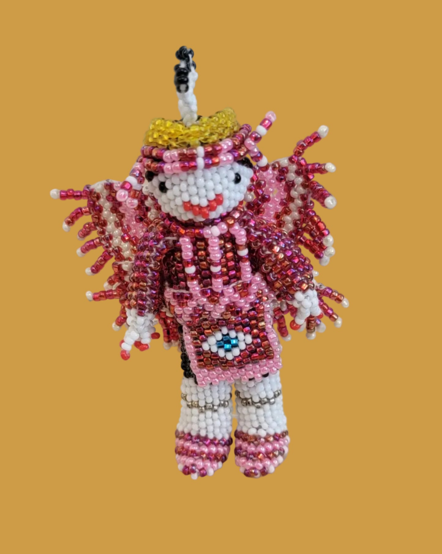 Fully Beaded Zuni Fancy Dancer Indian Beadwork