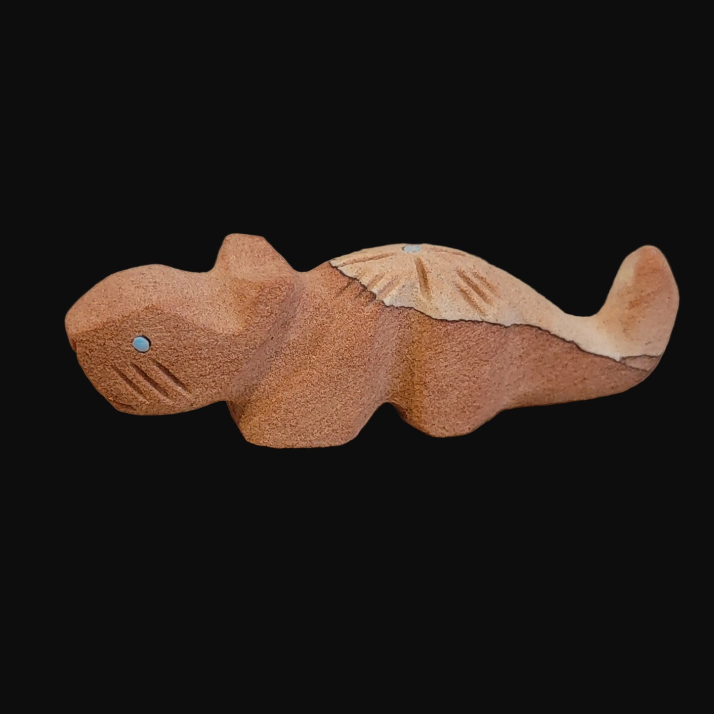 Sandstone Cougar on the Prowl Zuni Fetish