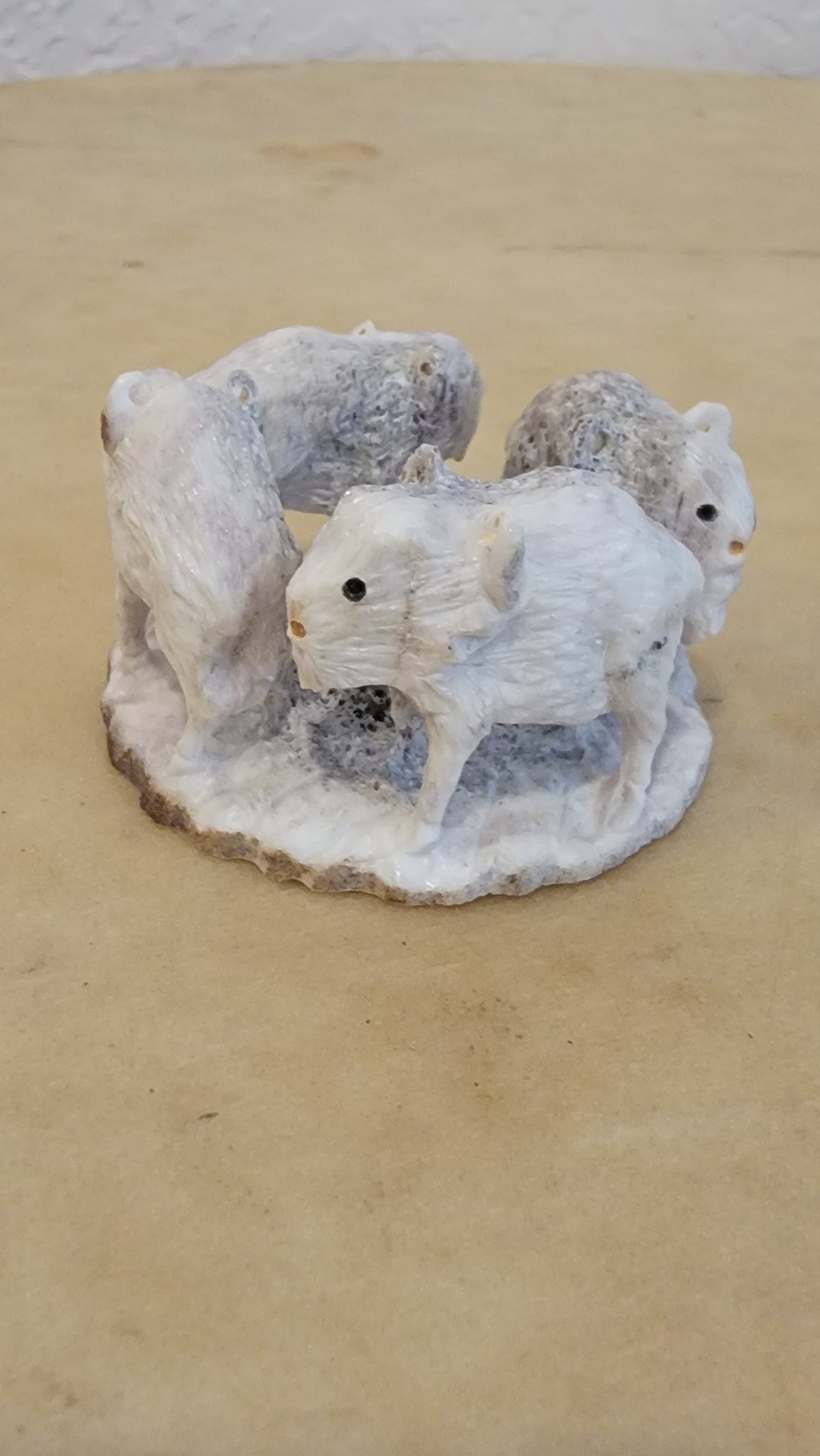 Antler Ring of Bison/Buffalo Zuni Fetish