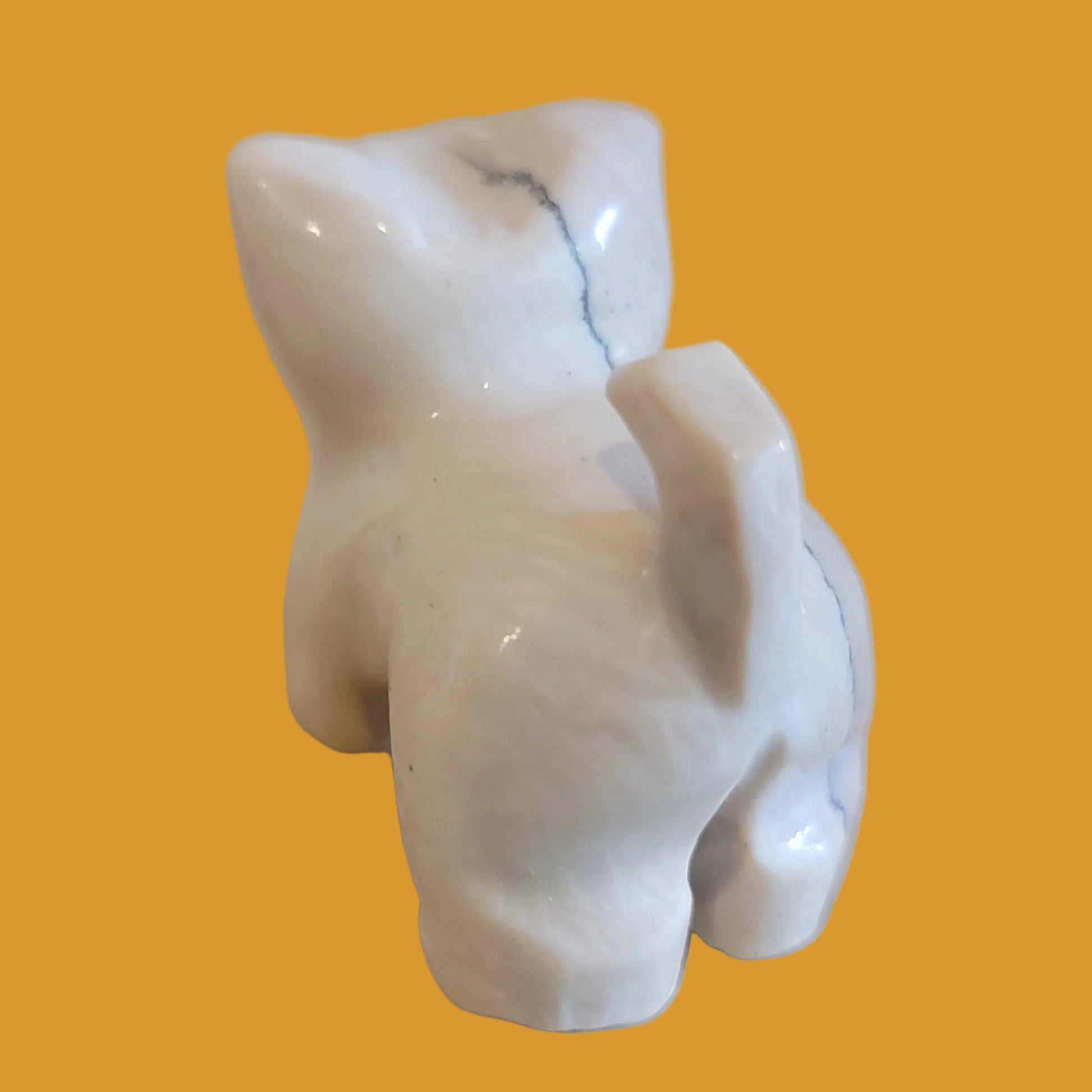 Happy Serpentine Pup/Dog Zuni Fetish