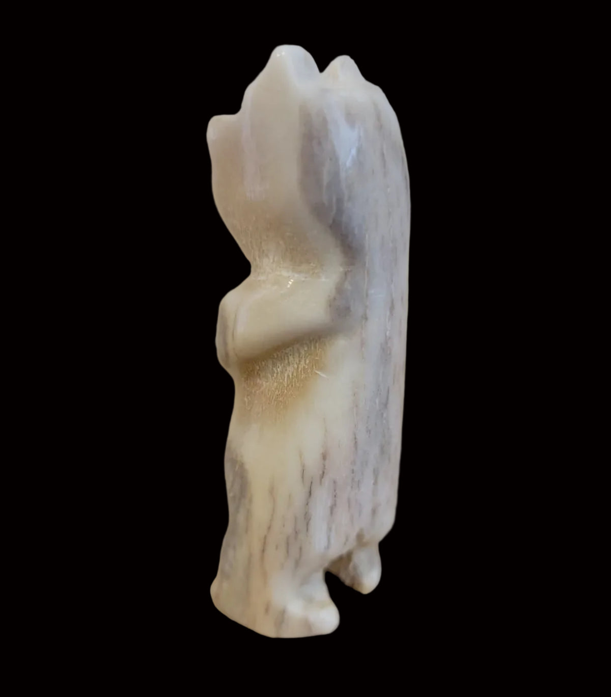Standing Antler Bear w/ Sharp Teeth Zuni Fetish