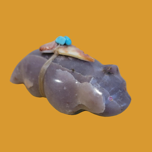 Fluorite Badger Zuni Fetish