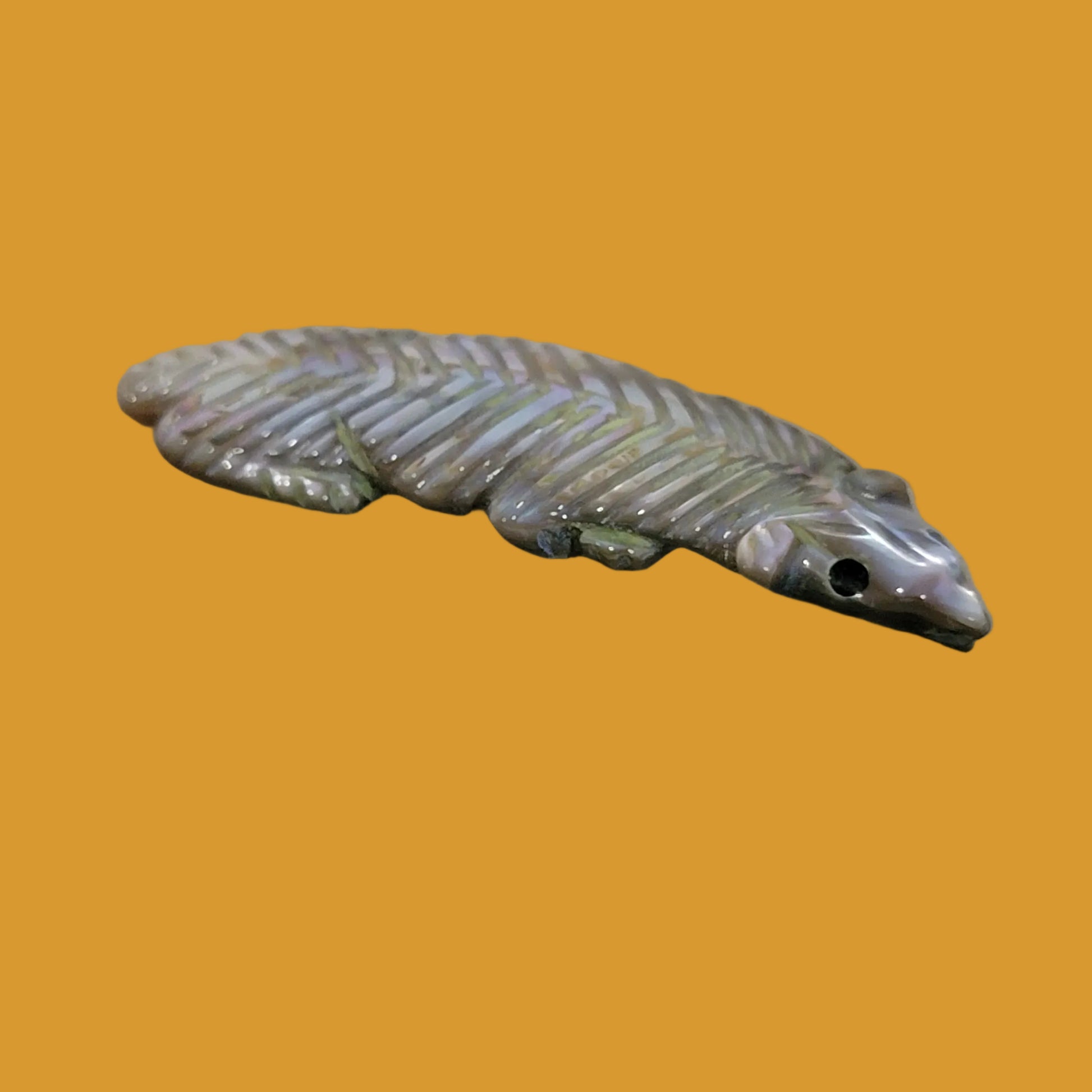 Navajo Abalone Badger Zuni Fetish