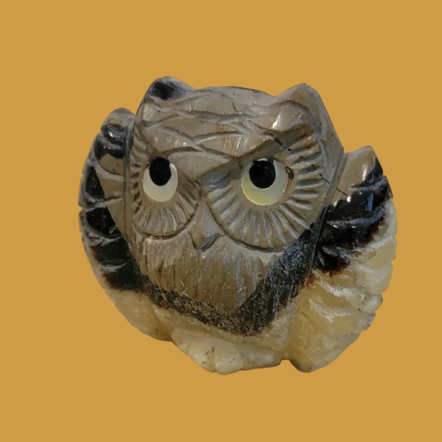 Septarian Nodule Hoot Owl Zuni Fetish