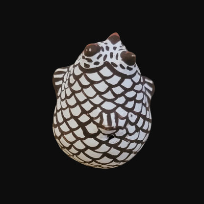 Traditional Miniature Zuni Owl Pueblo Pottery