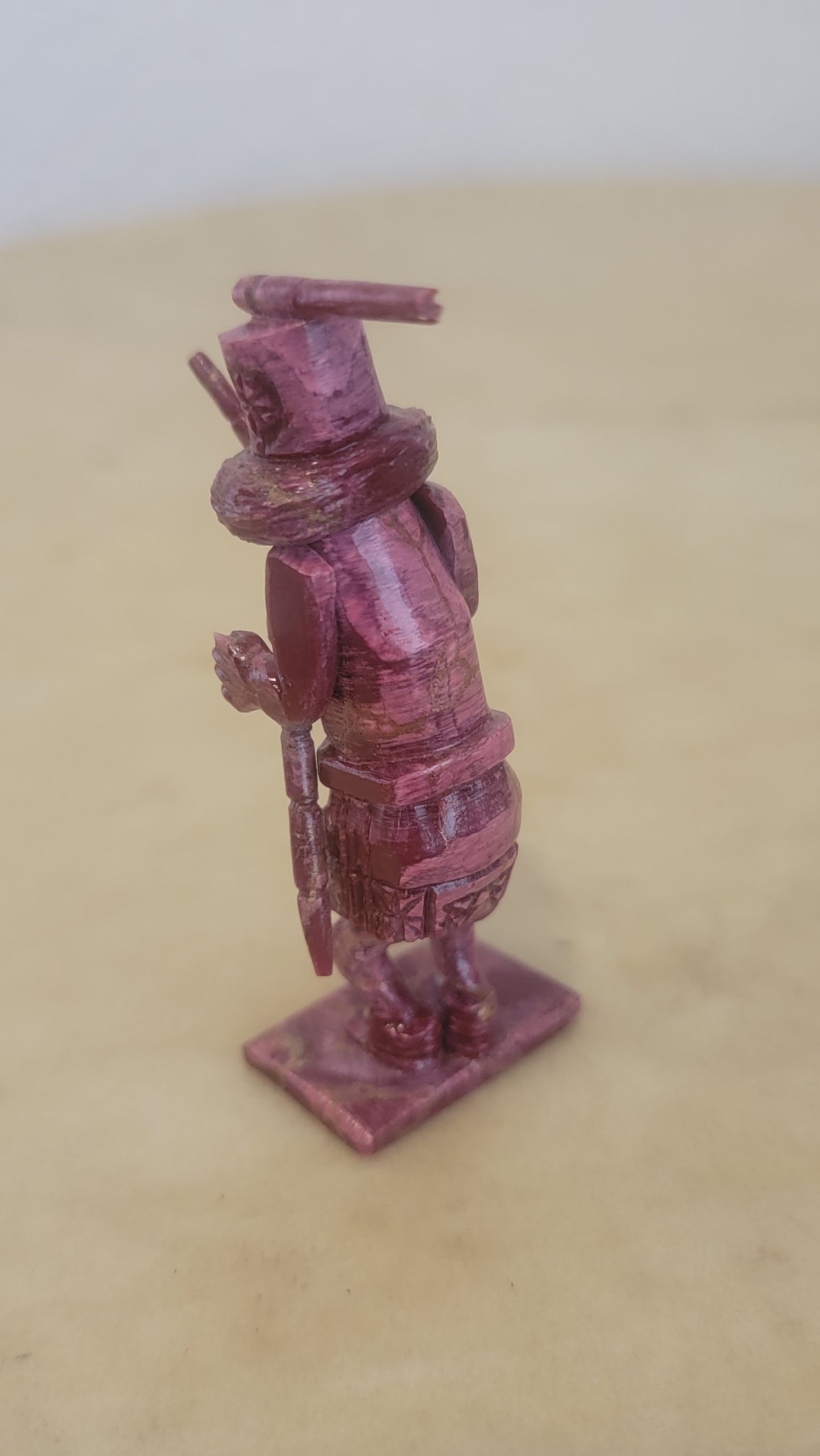 Bamboo Coral Zuni Whipper Kachina Zuni Fetish