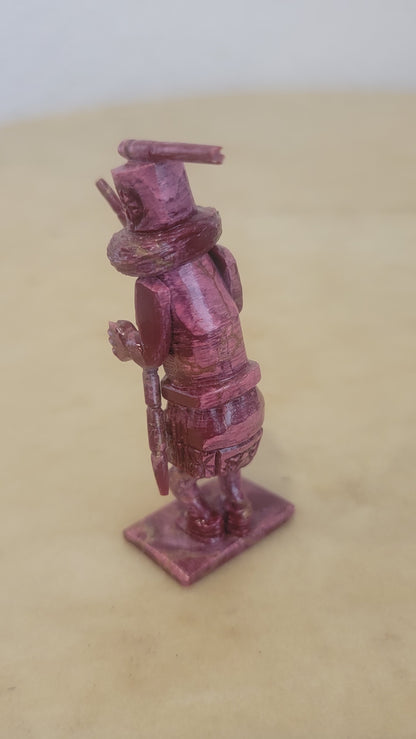 Bamboo Coral Zuni Whipper Kachina Zuni Fetish