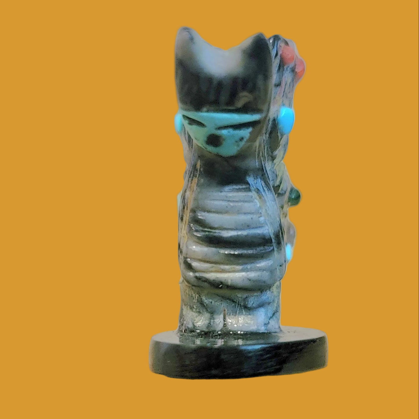 Picasso Marble Zuni Butterfly Maiden Zuni Fetish