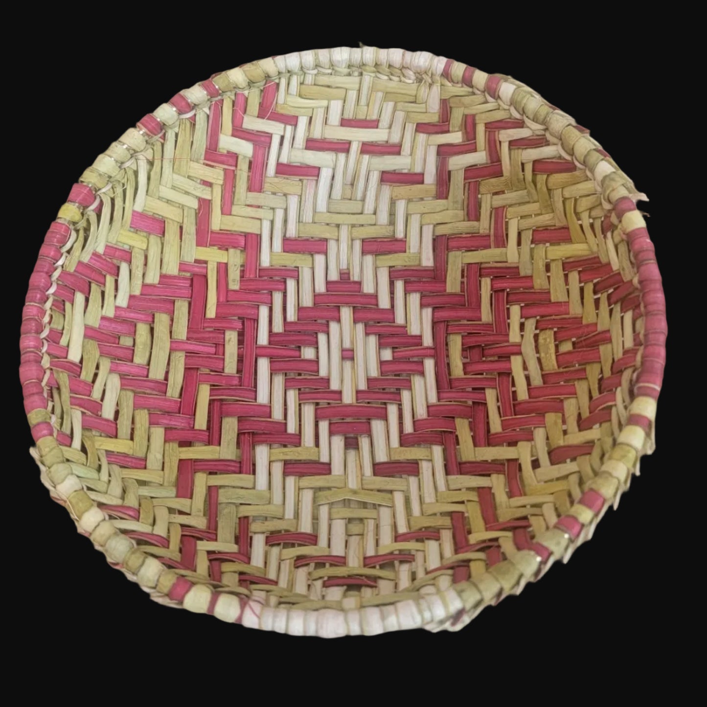Colorful Yucca Hopi Sifter Basket Indian Baskets