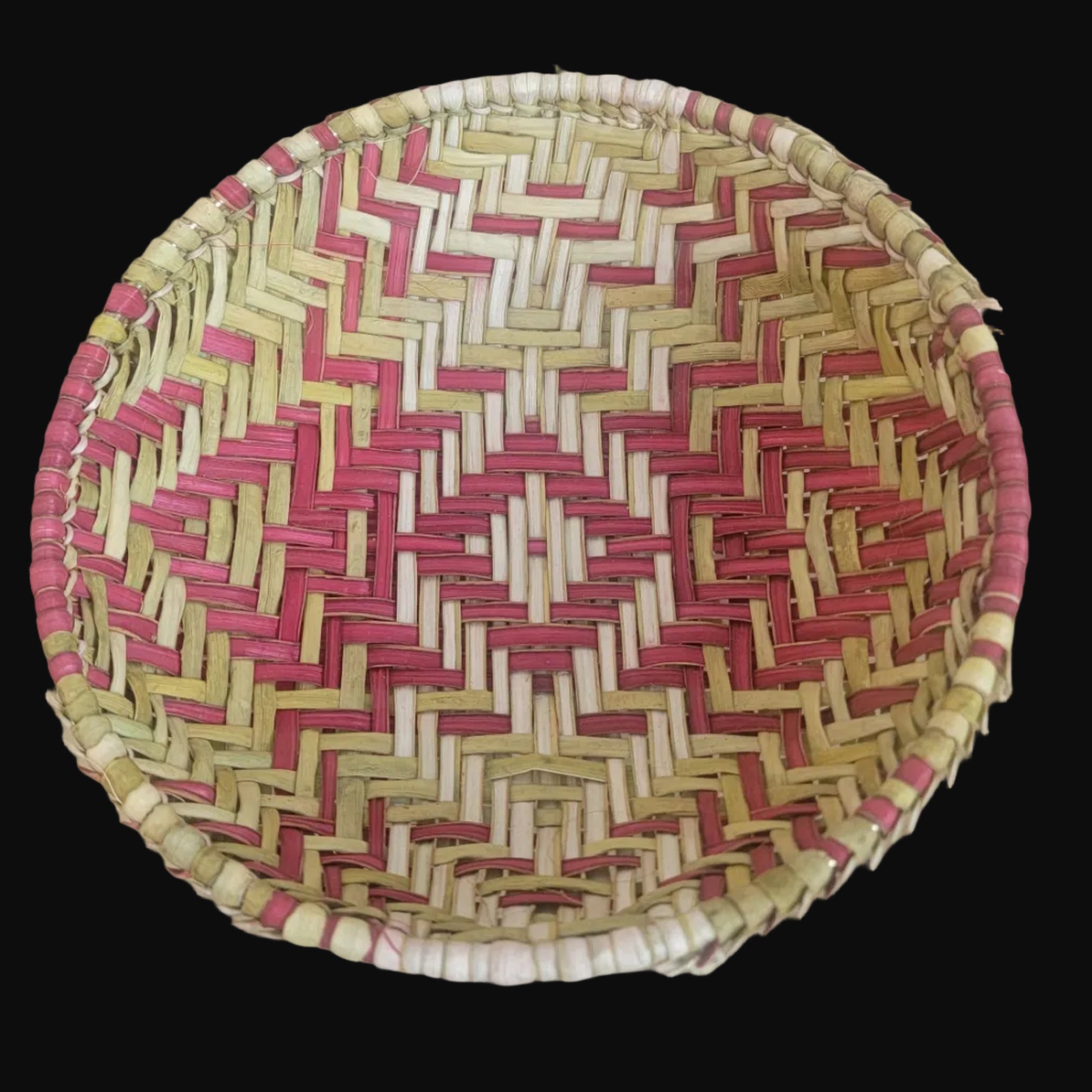 Colorful Yucca Hopi Sifter Basket Indian Baskets