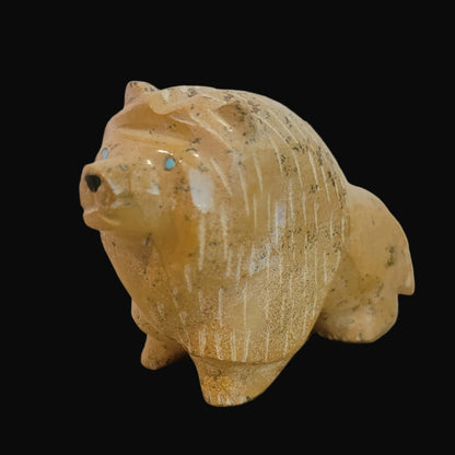 Travertine Leo Lion Zuni Fetish