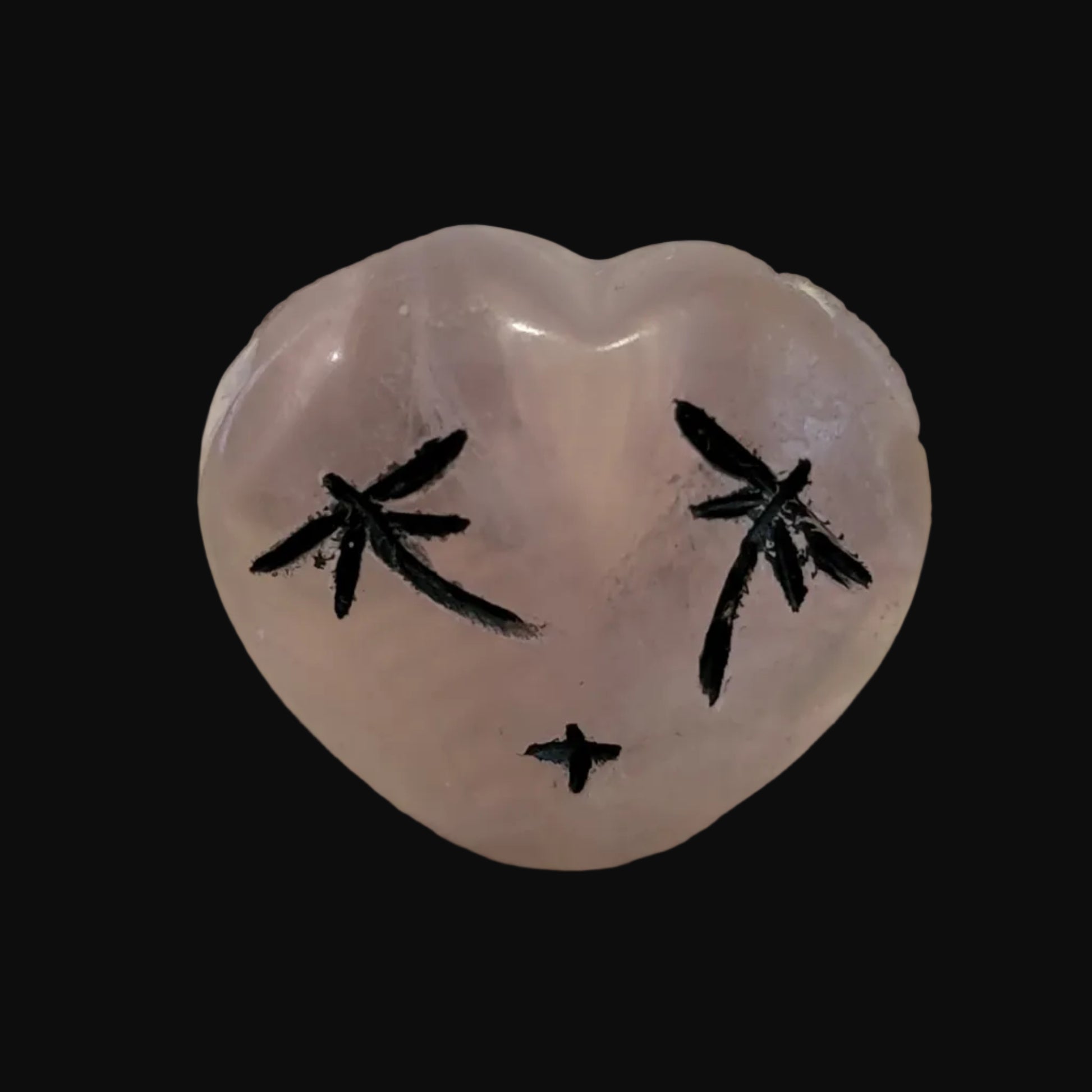 Double Heart Shaped Fluorite Zuni Corn Maidens Zuni Fetish