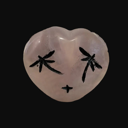 Double Heart Shaped Fluorite Zuni Corn Maidens Zuni Fetish