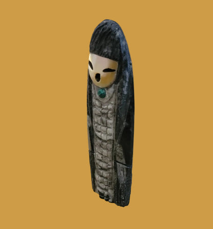 Ammonite Zuni  Corn Maiden Zuni Fetish