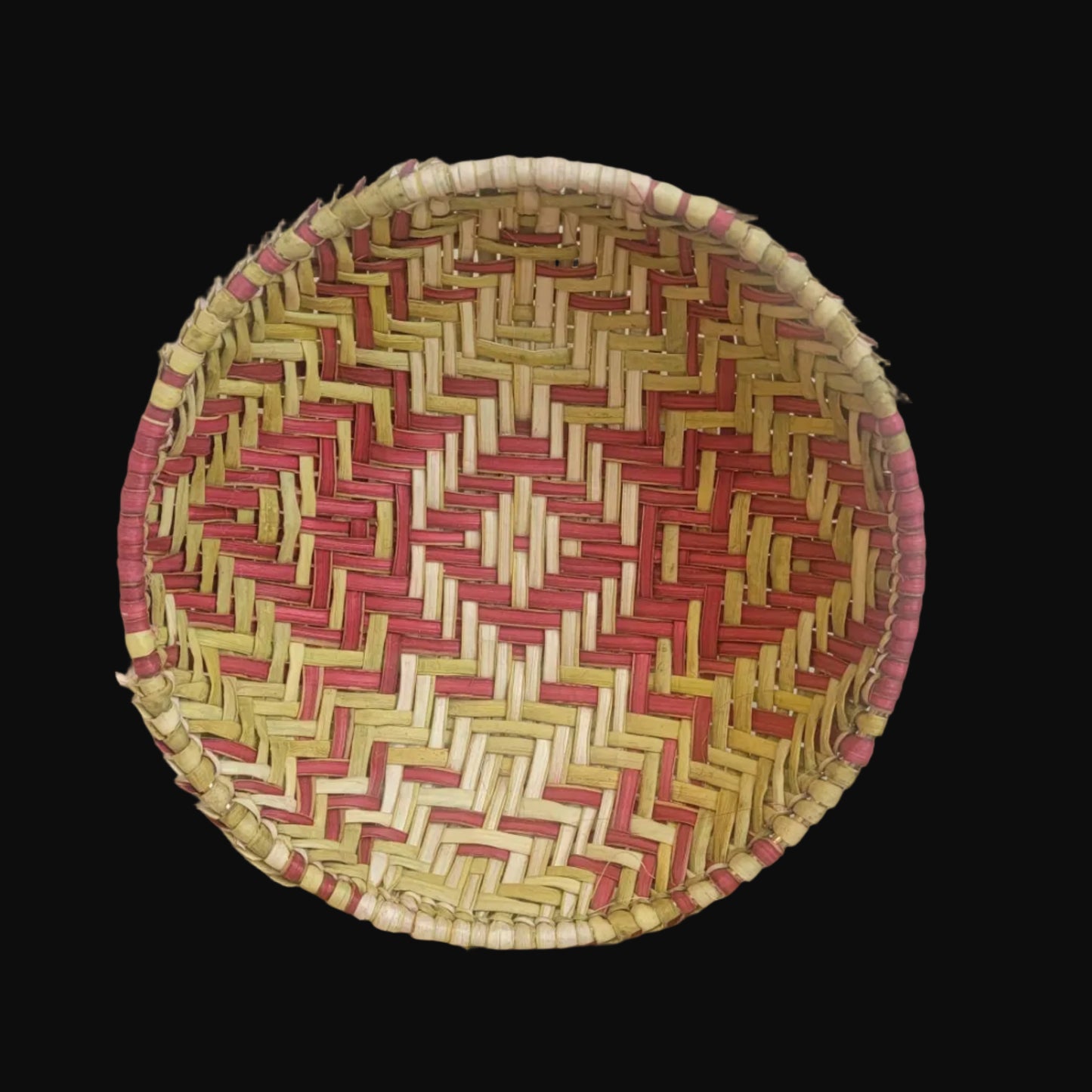 Colorful Yucca Hopi Sifter Basket Indian Baskets