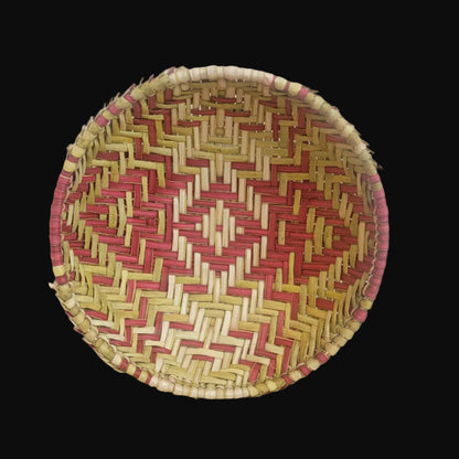 Colorful Yucca Hopi Sifter Basket Indian Baskets