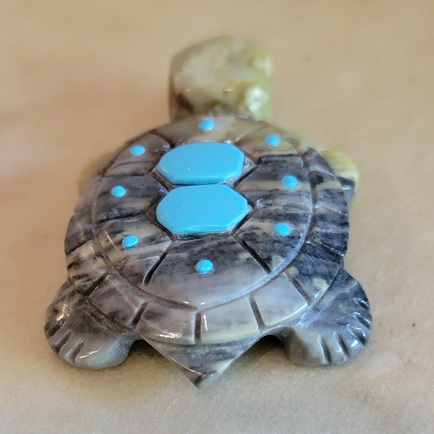 Serpentine Turtle "Mother Earth" Zuni Fetish