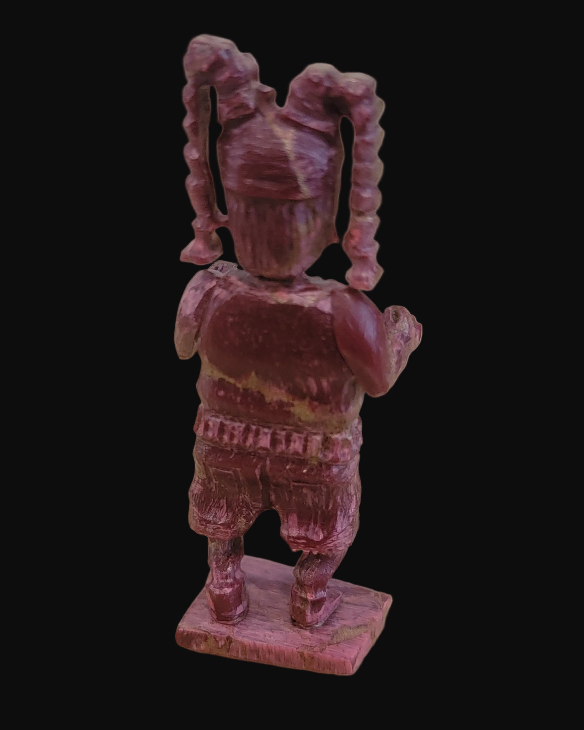 Bamboo Coral Hano Clown Zuni Fetish/ Kachina
