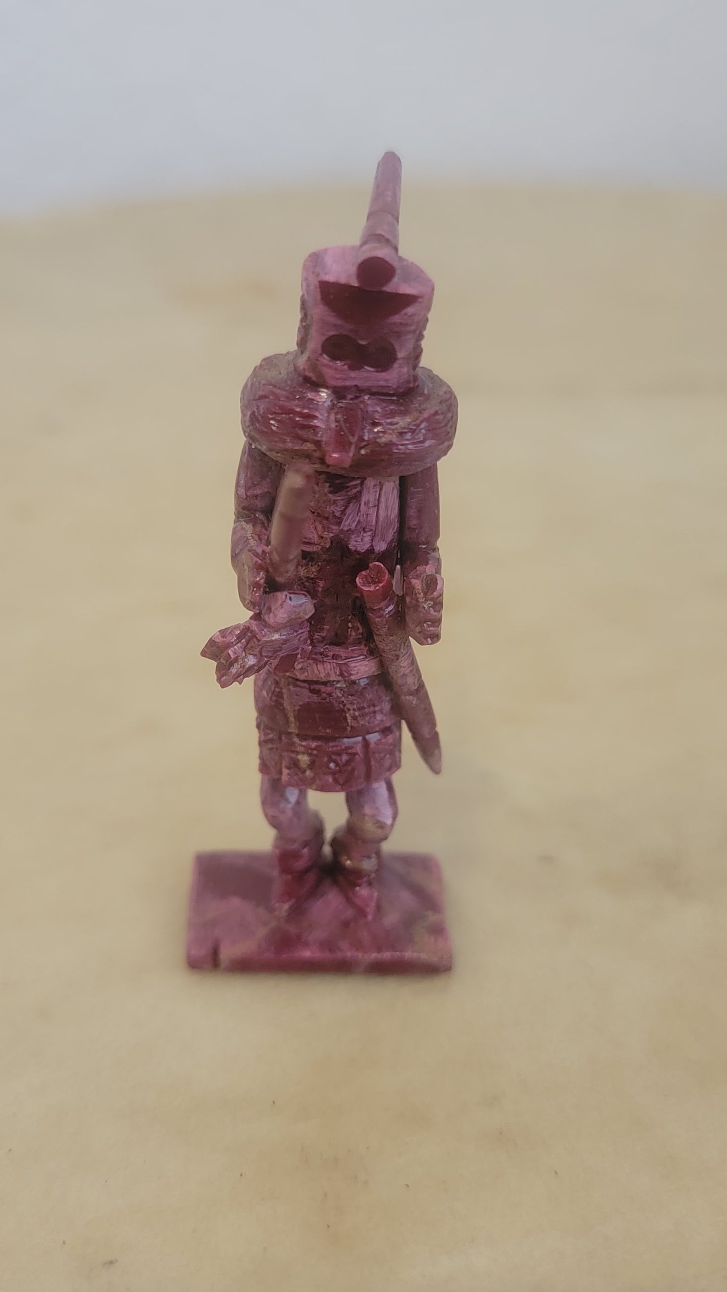 Bamboo Coral Zuni Whipper Kachina Zuni Fetish