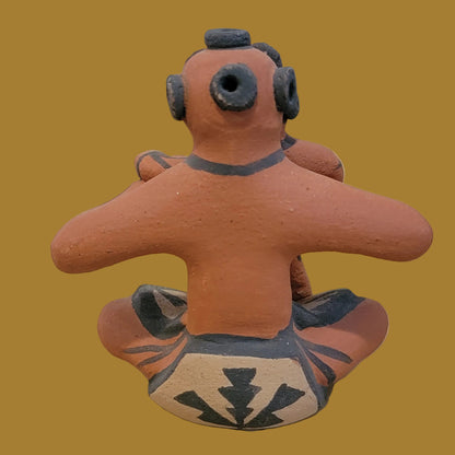 Jemez Pueblo Mudhead Clown Storyteller Pueblo Pottery