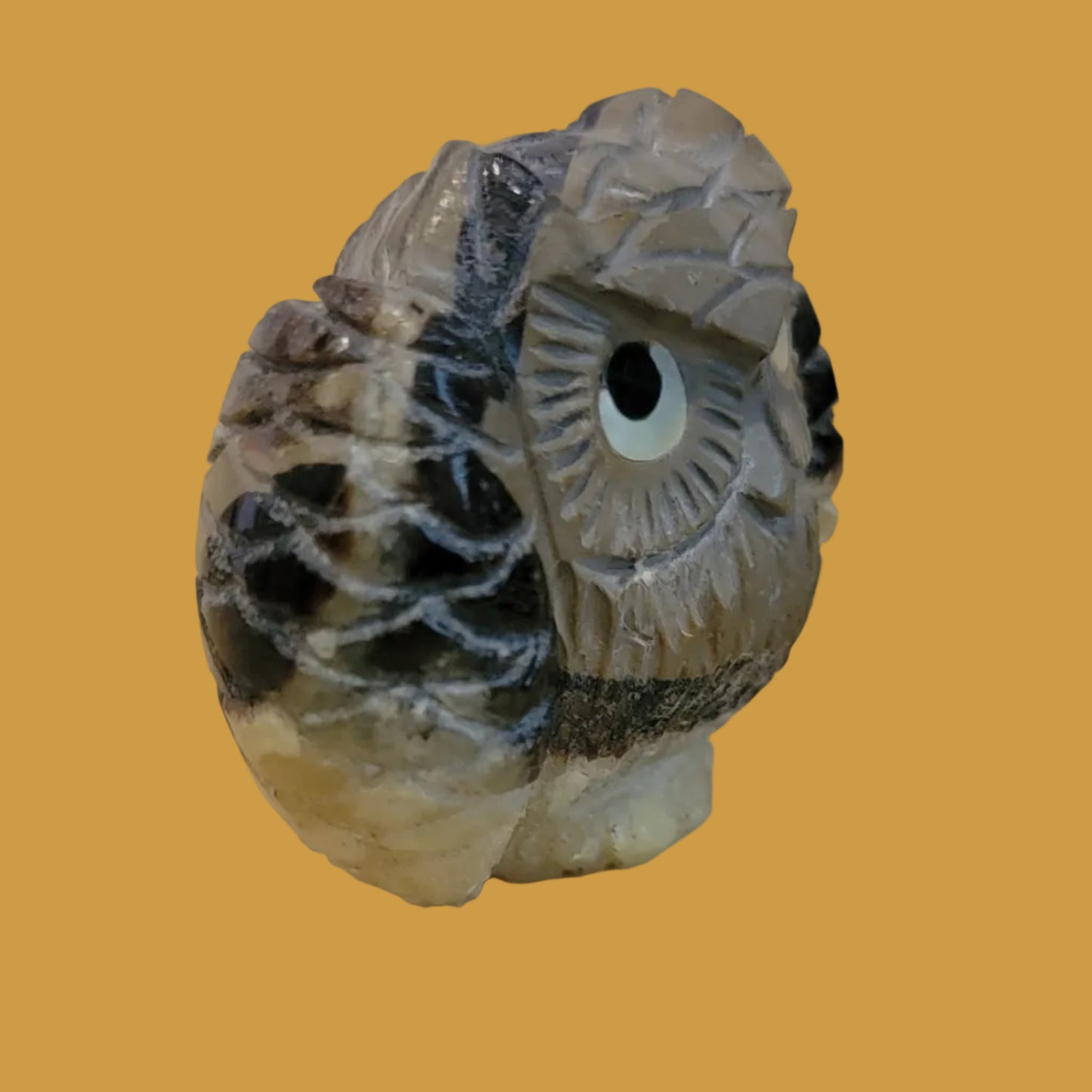 Septarian Nodule Hoot Owl Zuni Fetish