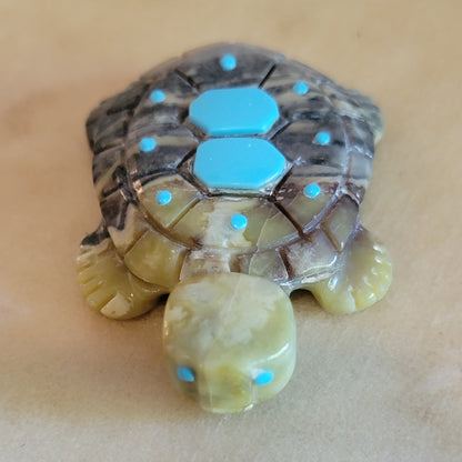 Serpentine Turtle "Mother Earth" Zuni Fetish