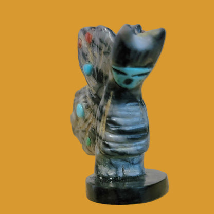 Picasso Marble Zuni Butterfly Maiden Zuni Fetish