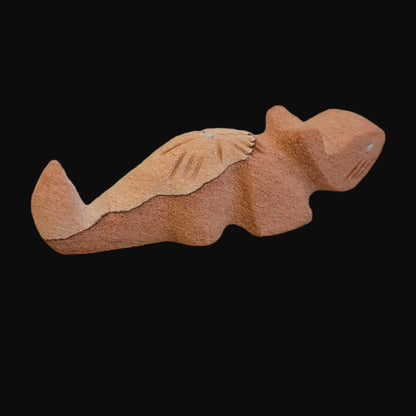Sandstone Cougar on the Prowl Zuni Fetish