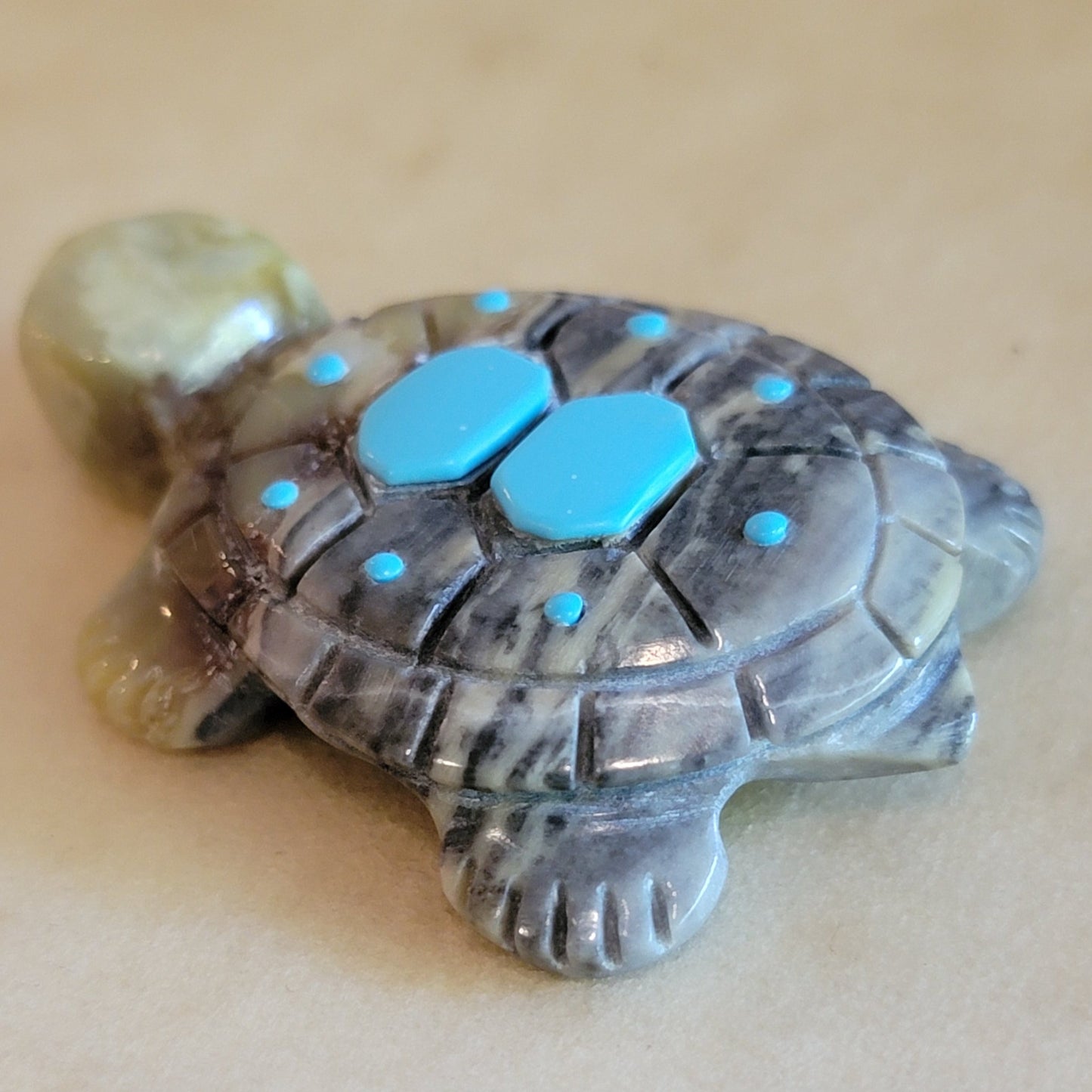 Serpentine Turtle "Mother Earth" Zuni Fetish