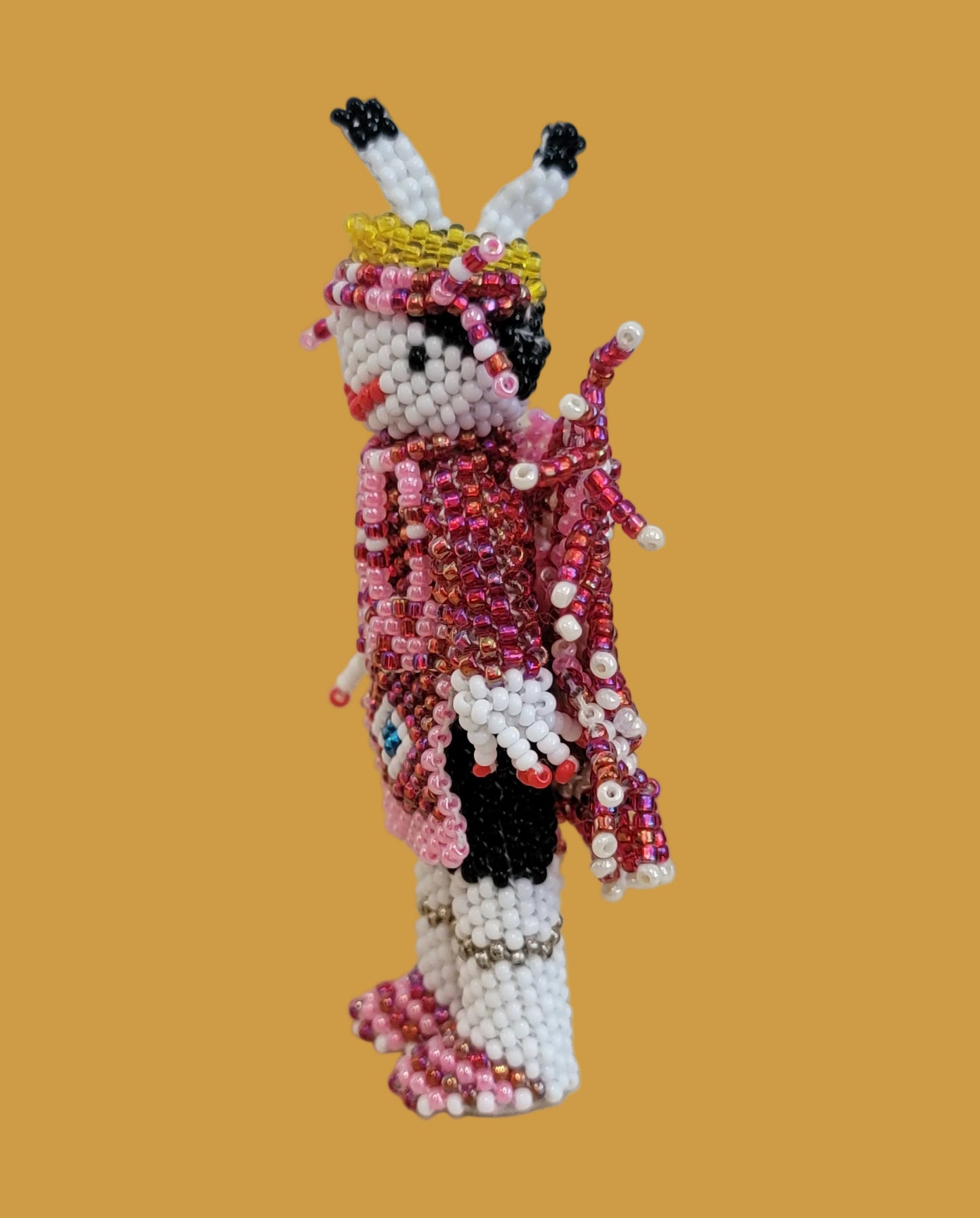 Fully Beaded Zuni Fancy Dancer Indian Beadwork