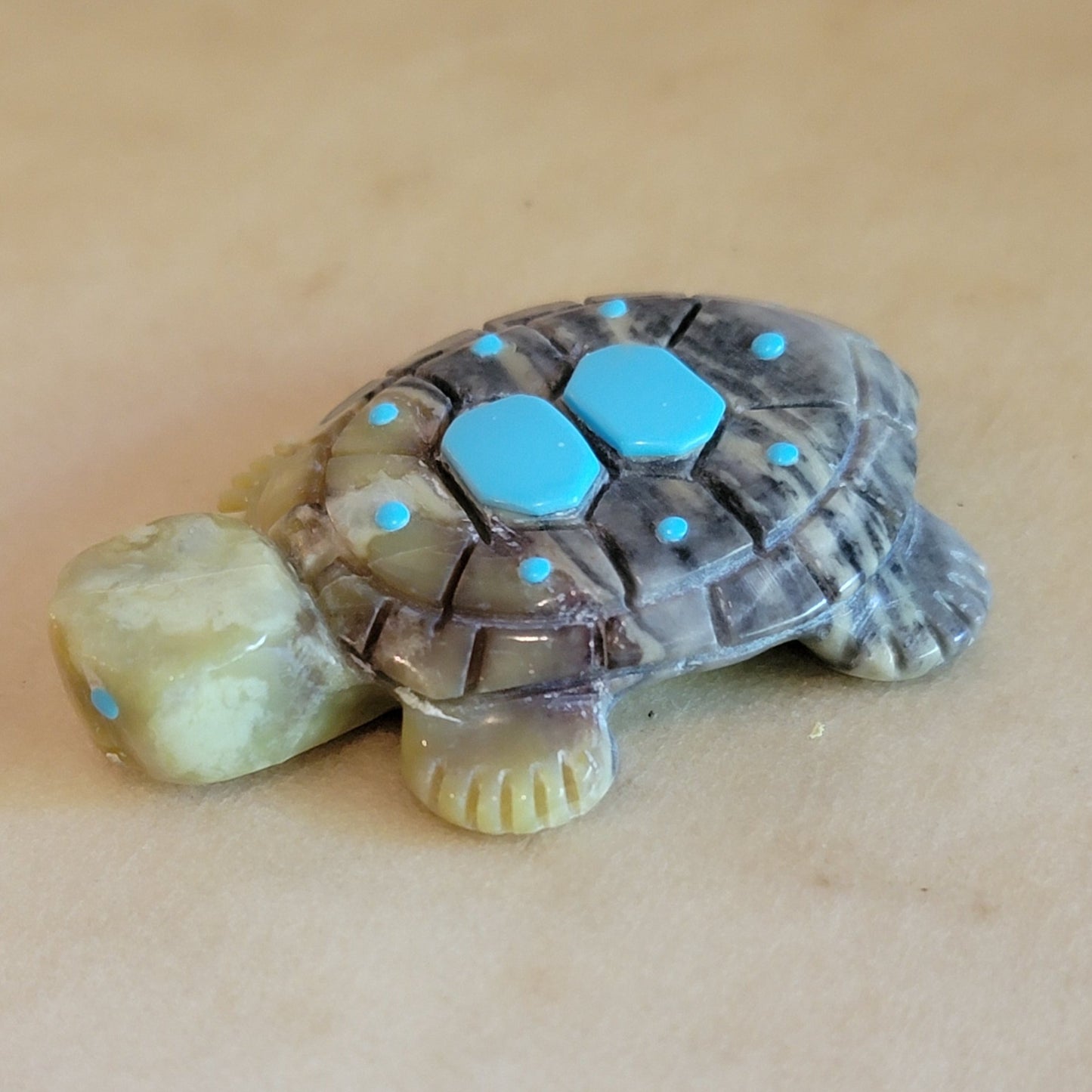 Serpentine Turtle "Mother Earth" Zuni Fetish