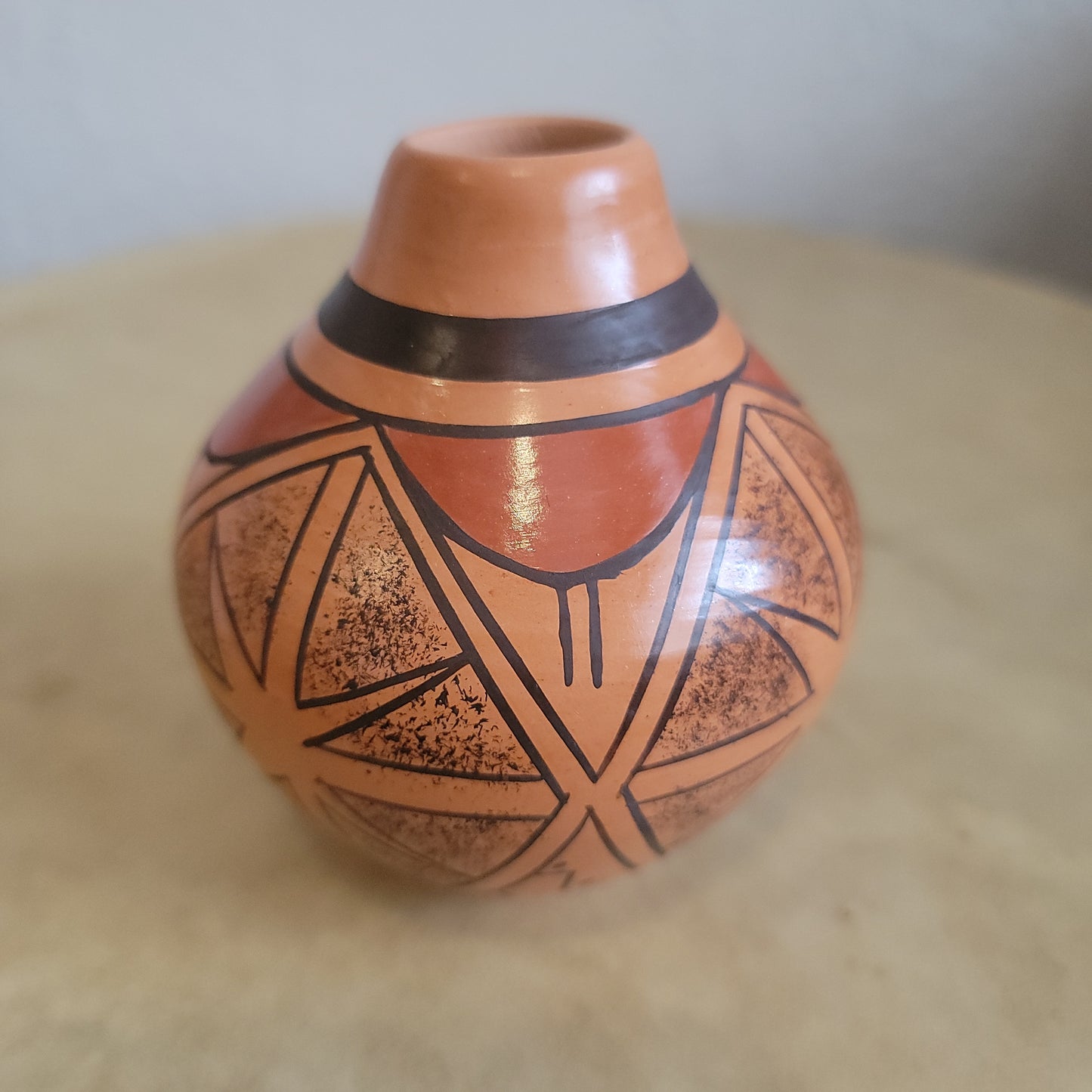 Carla Nampeyo Hopi Handcoiled Pueblo Pottery Vase