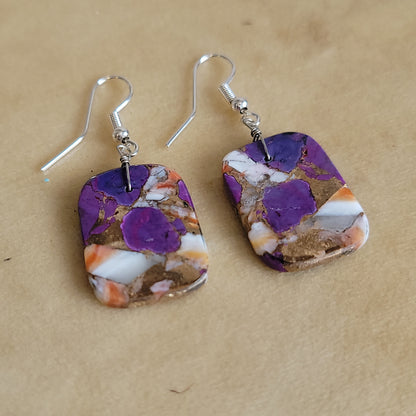 Louise Pete Colorful Composite Earrings/ Indian Jewelry