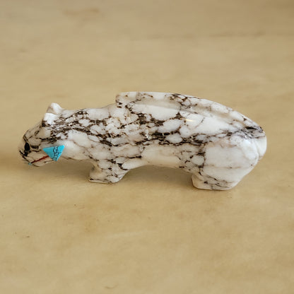 Navajo Marble Mountain Lion Zuni Fetish