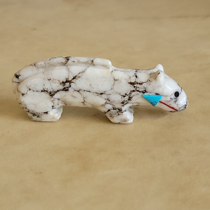 Navajo Marble Mountain Lion Zuni Fetish