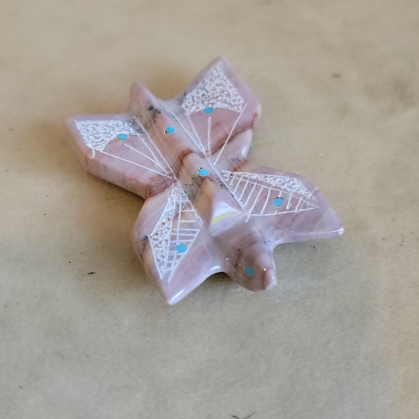 Domineca Wallace Zuni Fetish Dolomite Butterfly