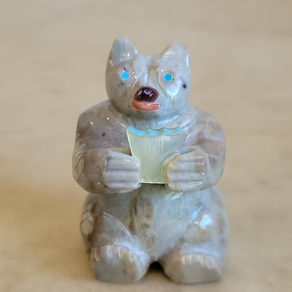 Freddie Leekya Picasso Marble Bear w/Goodies Zuni Fetish